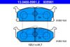 ATE 13.0460-5961.2 Brake Pad Set, disc brake